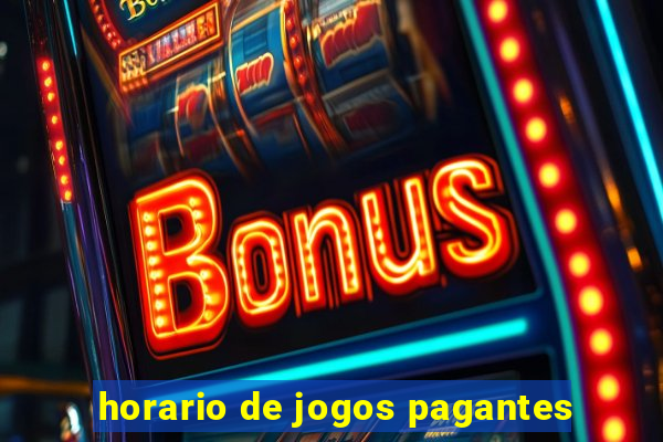 horario de jogos pagantes