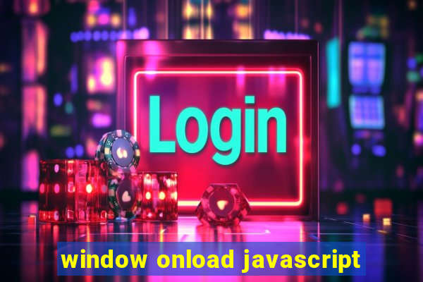 window onload javascript