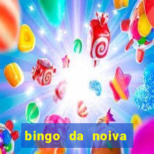 bingo da noiva para imprimir