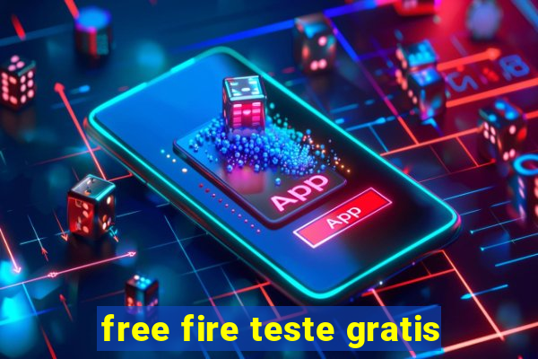 free fire teste gratis