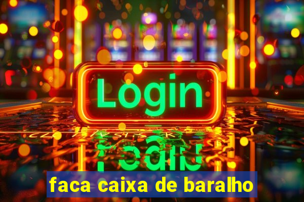 faca caixa de baralho