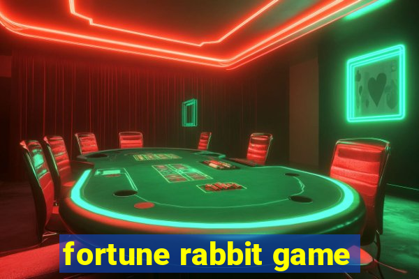 fortune rabbit game