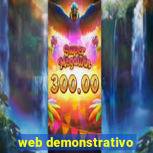 web demonstrativo