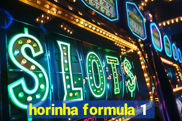 horinha formula 1